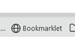 Bookmarklet screenshot