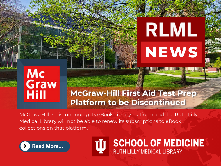 RLML NEWS: McGraw Hill First Aid Test Prep Platform to be discontinued. Click to read more.